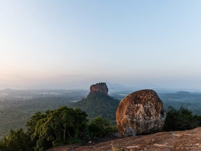 beautiful-scenic-view-of-rock-on-mountain-and-clea-2023-11-27-05-32-30-utc